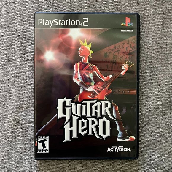 Guitar Hero Sony PlayStation 2 2006 Complete Video Game Tested & Working PS2 CIB - Picture 1 of 3